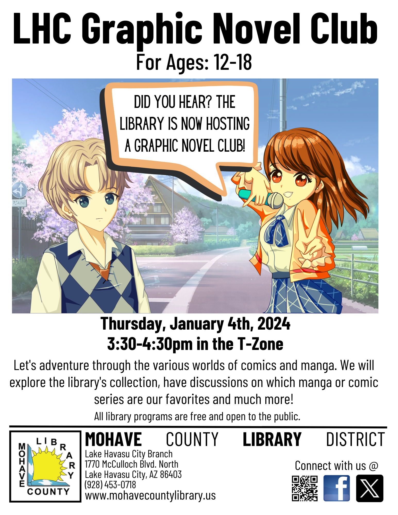 Teen Graphic Novel Club @ the Library